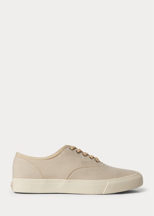 Beige Men’s Ralph Lauren Canvas Sneakers Beige Men’s Ralph Lauren Canvas Sneakers