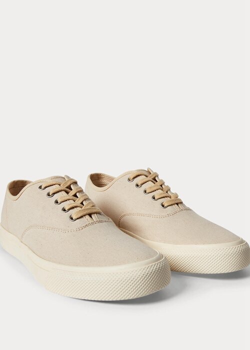 Beige Men’s Ralph Lauren Canvas Sneakers Beige Men’s Ralph Lauren Canvas Sneakers