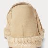 Beige Men’s Ralph Lauren Cevio Suede Espadrille