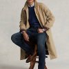 Beige Men’s Ralph Lauren Woven Cotton Walking Coats