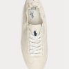 Beige Women’s Ralph Lauren The Suede Pony Ballerina Sneakers