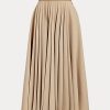 Beige Women’s Ralph Lauren Witley Stretch Flannel Skirts