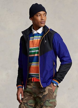 Black / Blue Men’s Ralph Lauren Water-Repellent Ripstop Jackets