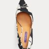 Black / Cream Women’s Ralph Lauren Celia Floral-Print Heels