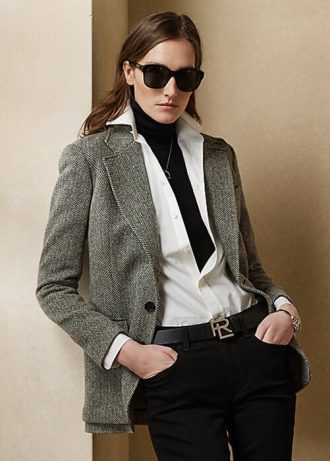 Black / Cream Women’s Ralph Lauren The Tweed Jackets