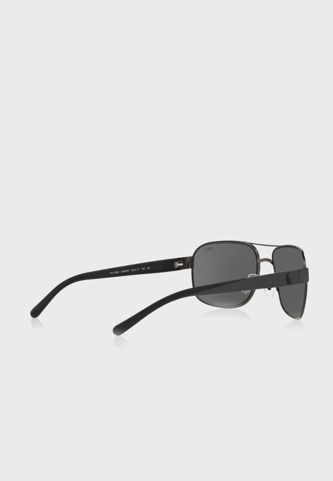 Black Men’s Ralph Lauren 0Ph3093 Oversized Sunglasses