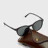Black Men’s Ralph Lauren 0Ph4110 Oval Shape Sunglasses