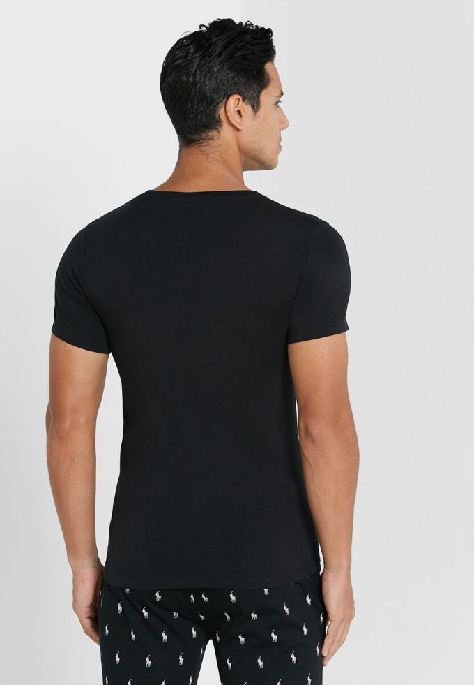 Black Men’s Ralph Lauren 2 Pack Essential Crew Neck T Shirts