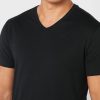 Black Men’s Ralph Lauren 2 Pack Essential V- Neck T Shirts