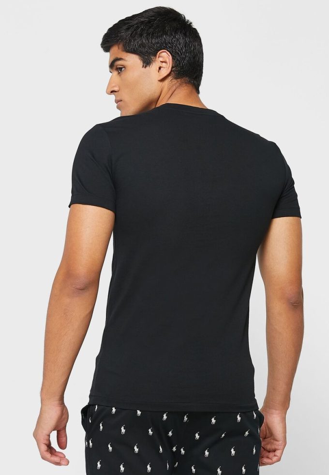 Black Men’s Ralph Lauren 3 Pack Assorted Crew Neck T Shirts