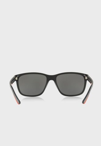 Black Men’s Ralph Lauren 57326G Square Sunglasses