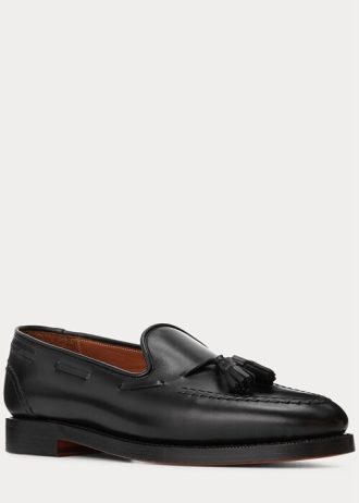 Black Men’s Ralph Lauren Booth Calfskin Loafers