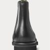 Black Men’s Ralph Lauren Bryson Leather Chelsea Boots