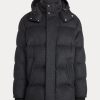 Black Men’s Ralph Lauren Cameron Wool-Blend Down Jackets