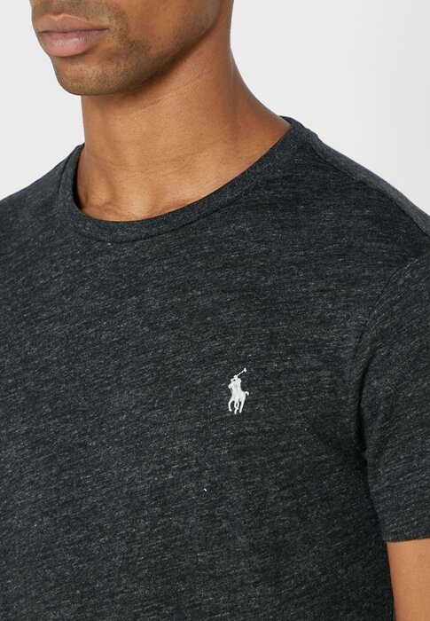 Black Men’s Ralph Lauren Chest Logo Crew Neck T Shirts Black Men’s Ralph Lauren Chest Logo Crew Neck T Shirts