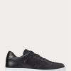 Black Men’s Ralph Lauren Court Sneakers