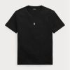 Black Men’s Ralph Lauren Custom Slim Fit Crewneck T Shirts Black Men’s Ralph Lauren Custom Slim Fit Crewneck T Shirts