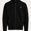 Black Men’s Ralph Lauren Double-Knit Bomber Jackets