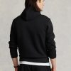 Black Men’s Ralph Lauren Double-knit   Hoodie