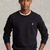 Black Men’s Ralph Lauren Double-knit Pullover   Sweatshirt