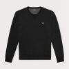 Black Men’s Ralph Lauren Double-knit Pullover   Sweatshirt