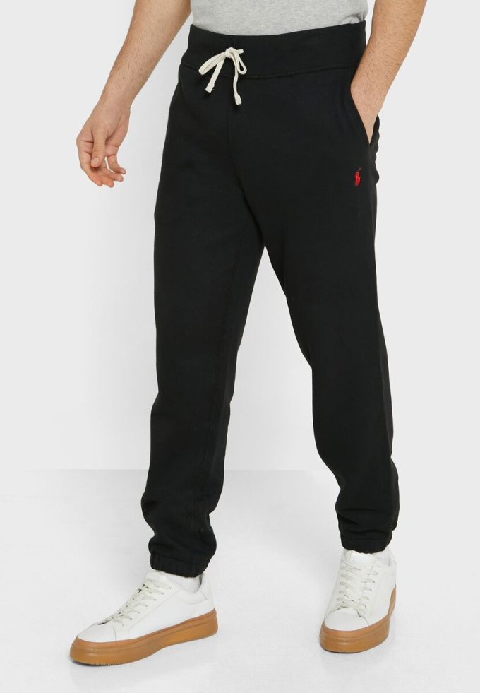 Black Men’s Ralph Lauren Drawstring Sweatpants