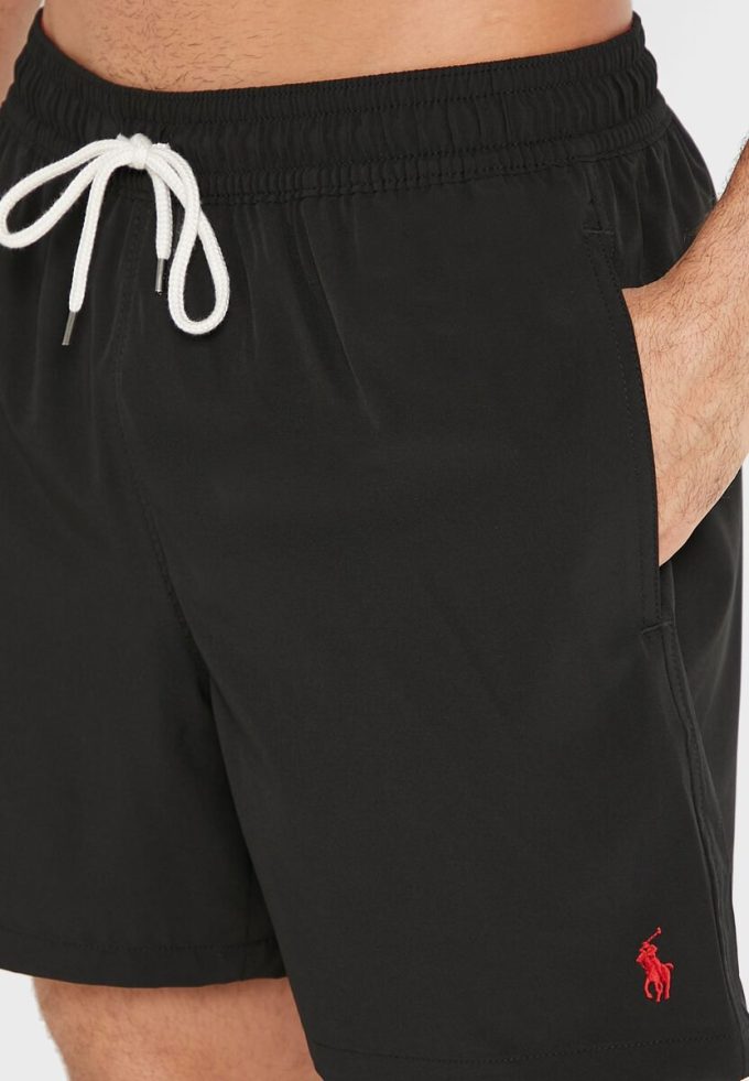 Black Men’s Ralph Lauren Drawstring Swim Shorts