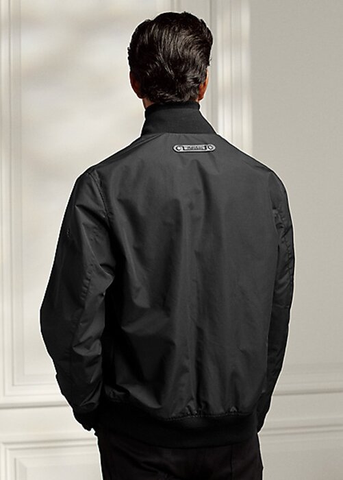 Black Men’s Ralph Lauren Drayton Cotton-Blend Bomber Jackets Black Men’s Ralph Lauren Drayton Cotton-Blend Bomber Jackets