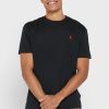 Black Men’s Ralph Lauren Essential Crew Neck T Shirts