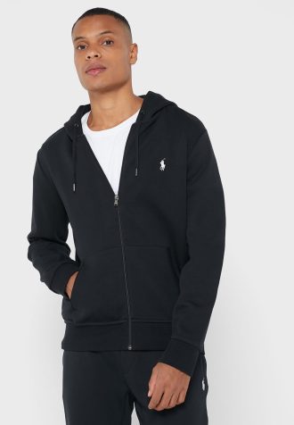 Black Men’s Ralph Lauren Essential Hoodie