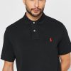 Black Men’s Ralph Lauren Essential Polo Shirts