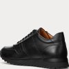 Black Men’s Ralph Lauren Ethan Calfskin Sneakers