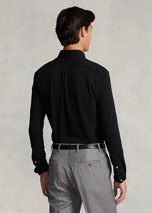 Black Men’s Ralph Lauren Featherweight Mesh Shirts Black Men’s Ralph Lauren Featherweight Mesh Shirts