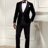 Black Men’s Ralph Lauren Gregory Handmade Barathea Tuxedo Pants Black Men’s Ralph Lauren Gregory Handmade Barathea Tuxedo Pants