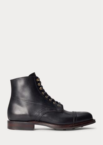 Black Men’s Ralph Lauren Leather Boots