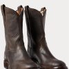 Black Men’s Ralph Lauren Leather Boots