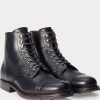 Black Men’s Ralph Lauren Leather Boots