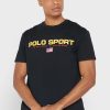 Black Men’s Ralph Lauren Logo Crew Neck T Shirts
