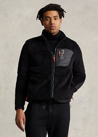 Black Men’s Ralph Lauren Pile Fleece Jackets