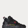 Black Men’s Ralph Lauren PS100 High-Top Sneakers