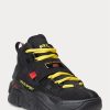Black Men’s Ralph Lauren PS100 High-Top Sneakers