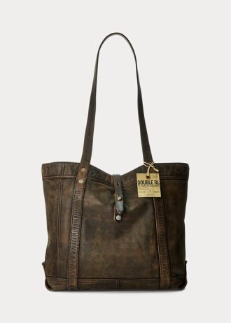 black over brown women s ralph lauren leather tote bags 1 330x462 - Black Over Brown Women's Ralph Lauren Leather Tote Bags