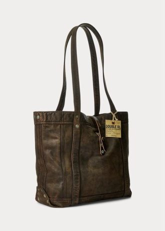 black over brown women s ralph lauren leather tote bags 2 330x462 - Black Over Brown Women's Ralph Lauren Leather Tote Bags
