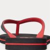 Black / Red Men’s Ralph Lauren Bolt Pony Flip Flops Black / Red Men’s Ralph Lauren Bolt Pony Flip Flops