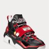 Black / Red Men’s Ralph Lauren PS100 High-Top Sneakers