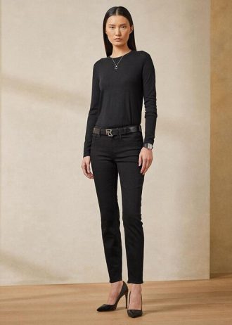 Black Women’s Ralph Lauren 400 Matchstick Jeans