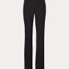 Black Women’s Ralph Lauren Alandra Stretch Wool Pants