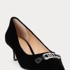 Black Women’s Ralph Lauren Amory Velvet Heels