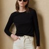 Black Women’s Ralph Lauren Cashmere Crewneck Sweaters