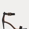Black Women’s Ralph Lauren Channing Welington Burnished Sandals